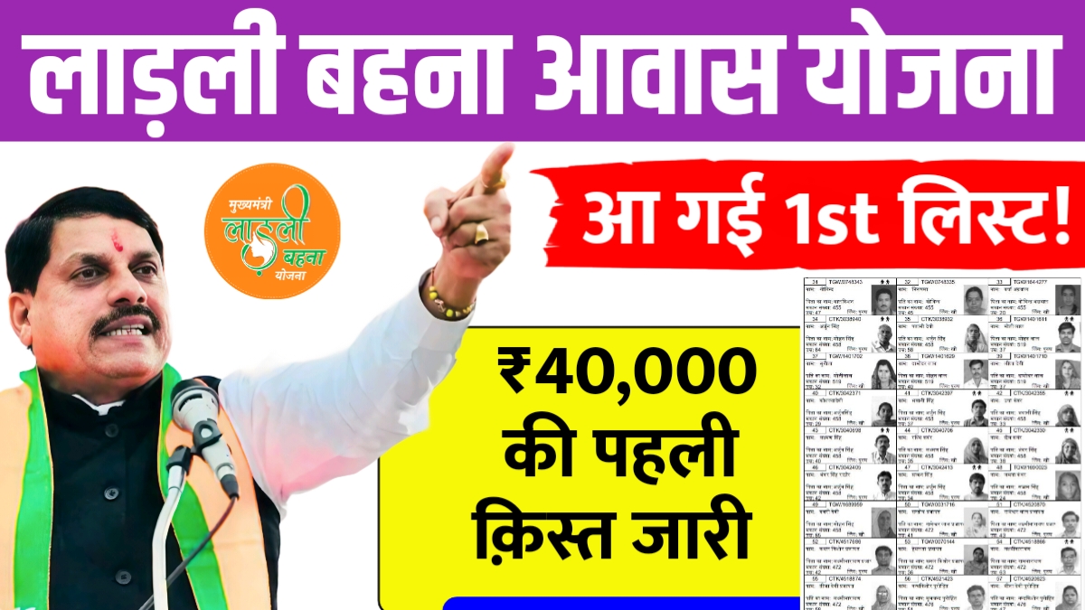 Ladli Behna Awas Yojana New List