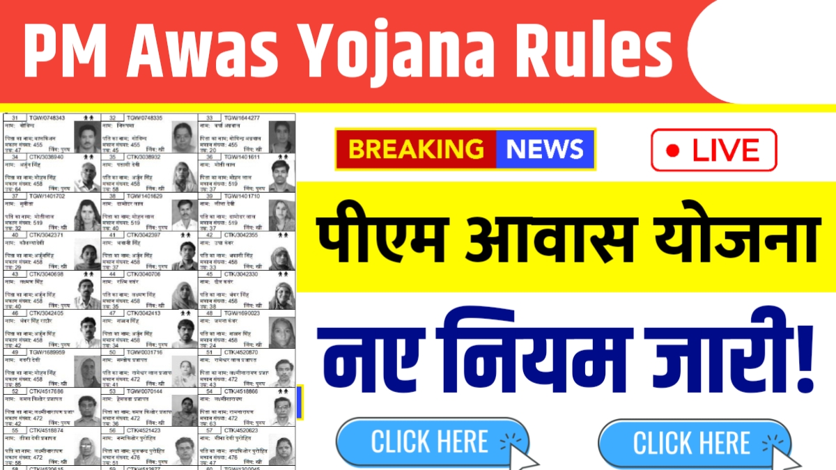 PM Awas Yojana Rules